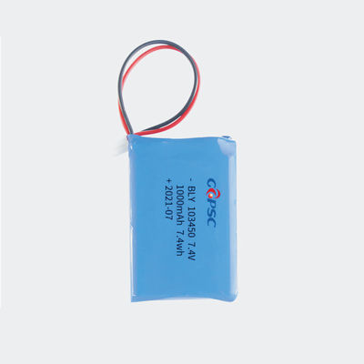 7.4V 1000mAh Juguetes electrónicos batería de litio